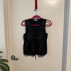 American Eagle Outfitters Black Sleeveless Blouse